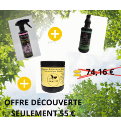 PACK 3 ESSENTIELS NATURELS POUR LE BIEN ETRE DU CHEVAL
